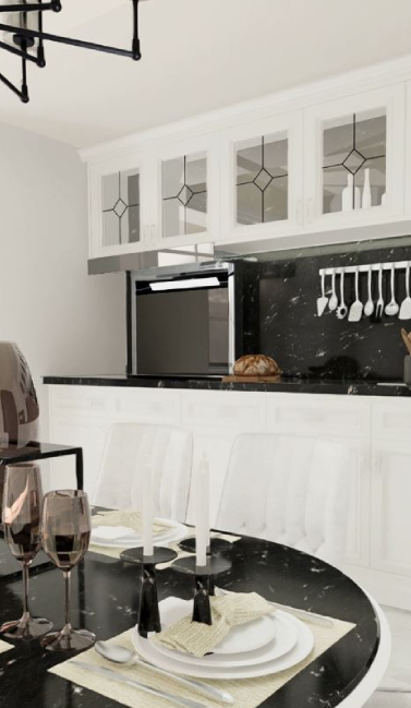 Akra Group - New City Vize Mutfak İç Mekan Tasarımı